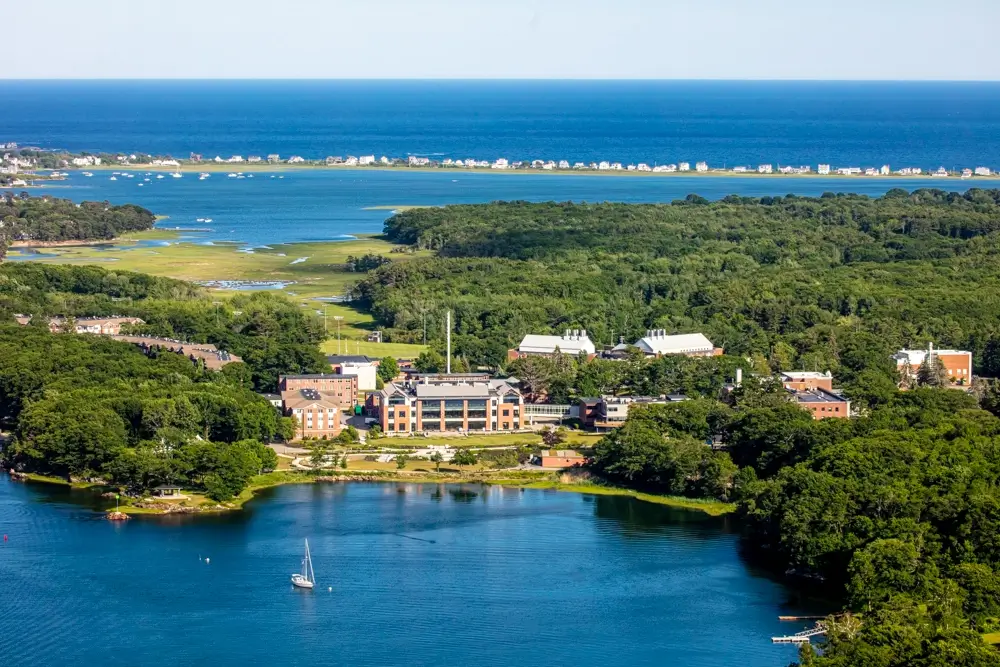 Aerial view of University of new england